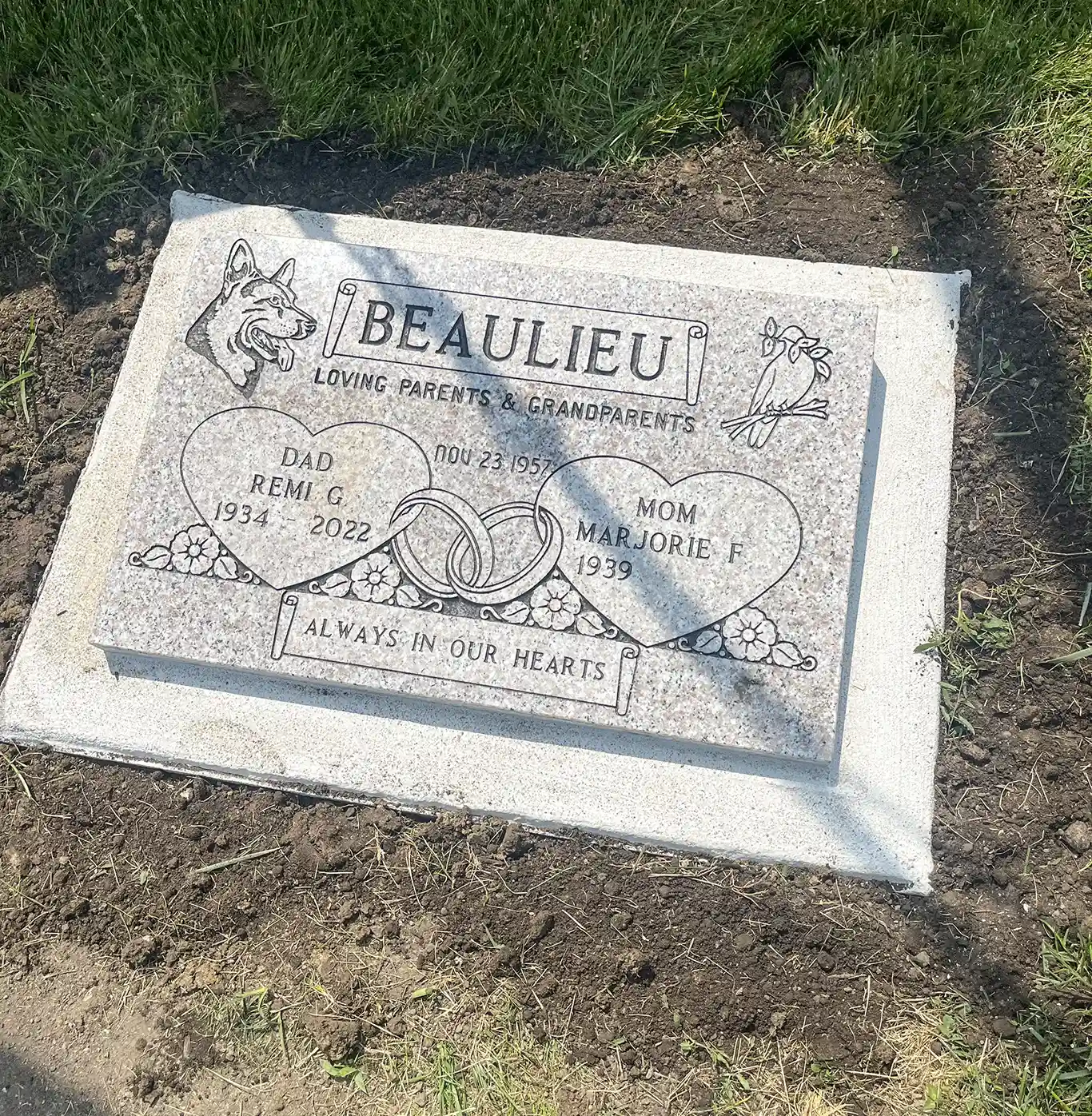 Beaulieu family memorial
