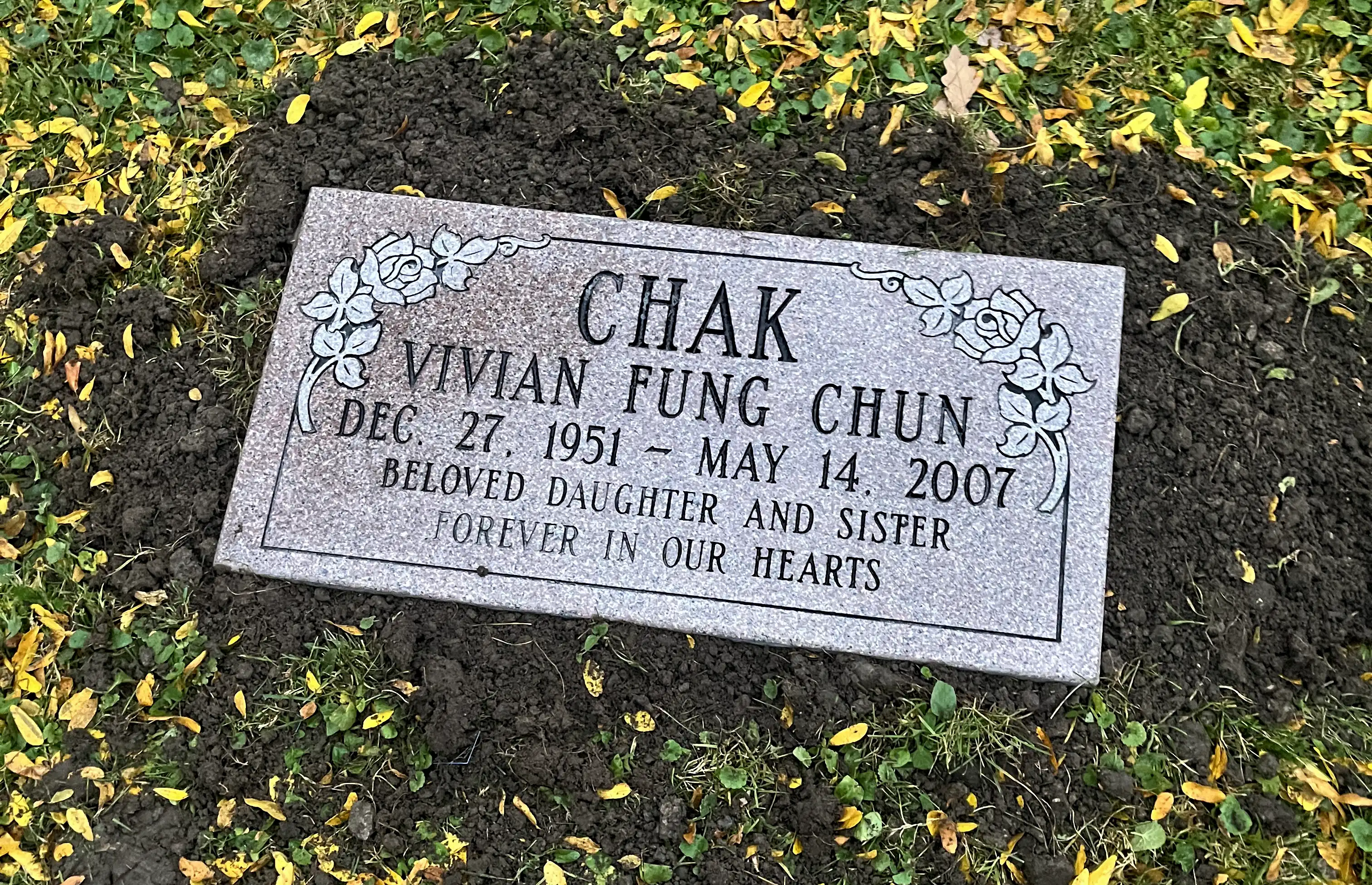 Chak family memorial