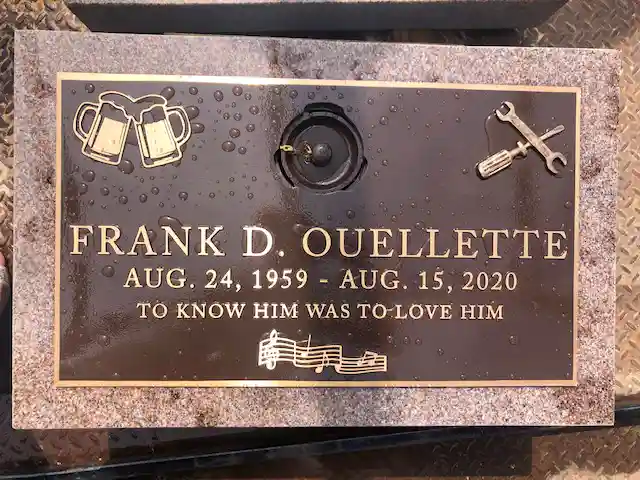 Ouellette bronze memorial